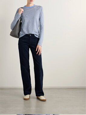 The Row Carlyl Blue Corduroy Jeans 23
